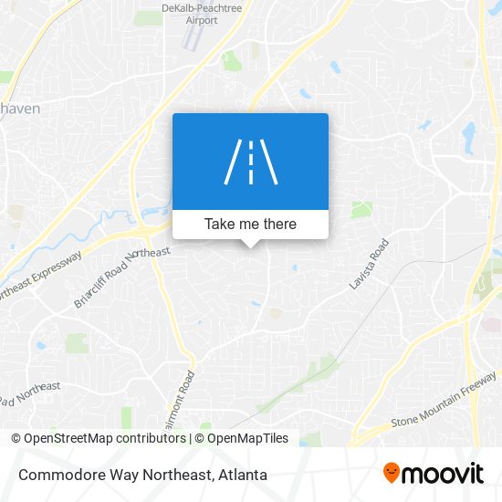 Mapa de Commodore Way Northeast