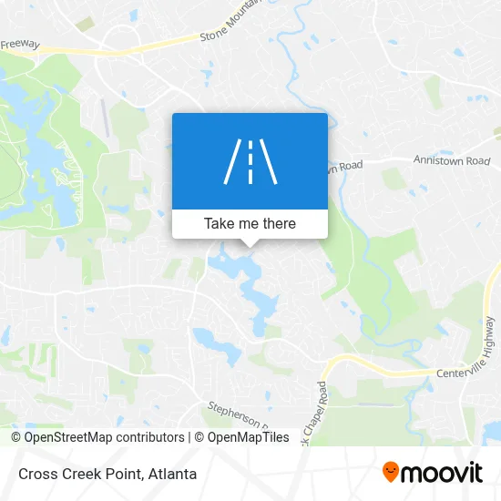 Cross Creek Point map