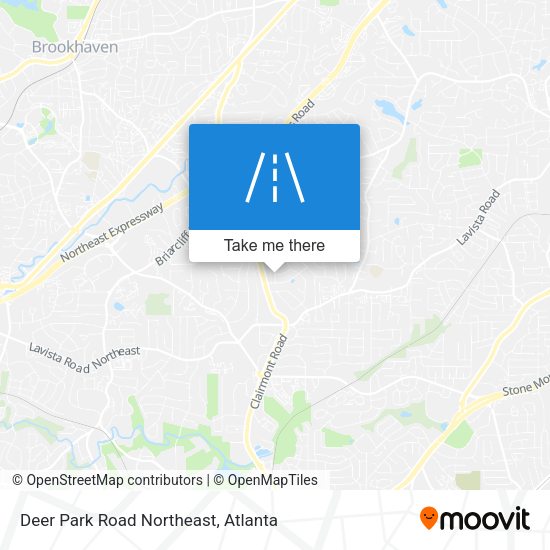 Deer Park Road Northeast map
