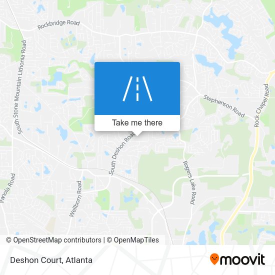Mapa de Deshon Court
