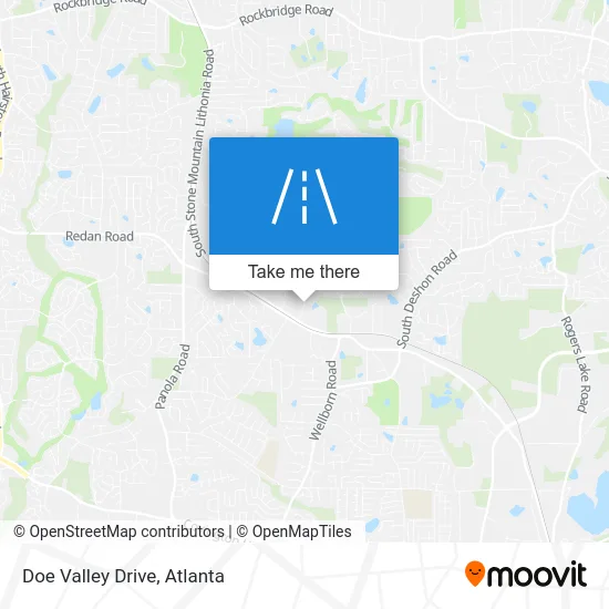 Doe Valley Drive map