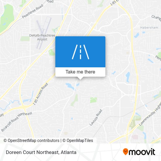 Doreen Court Northeast map