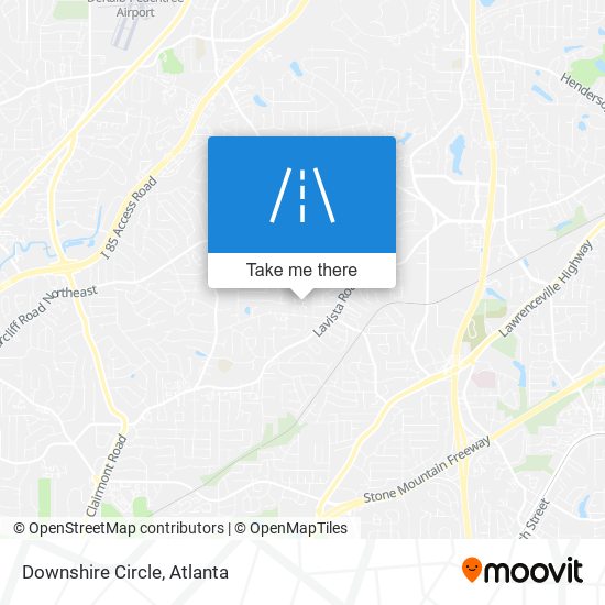 Mapa de Downshire Circle