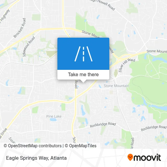 Eagle Springs Way map