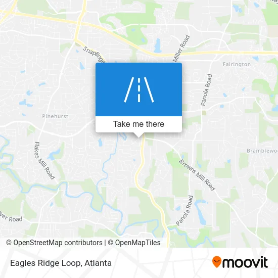 Eagles Ridge Loop map