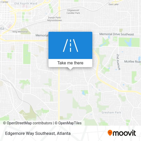 Edgemore Way Southeast map