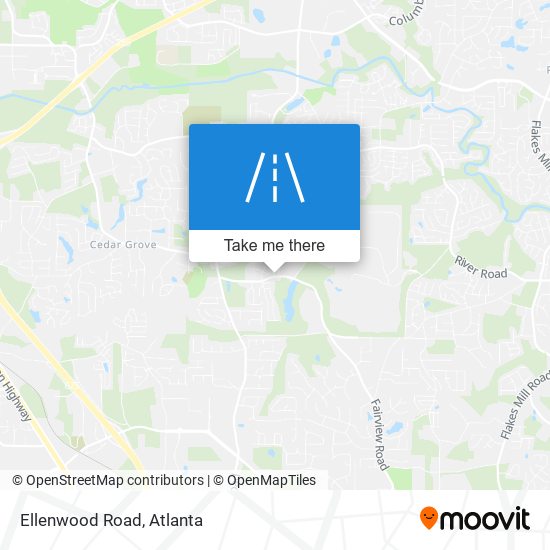 Mapa de Ellenwood Road