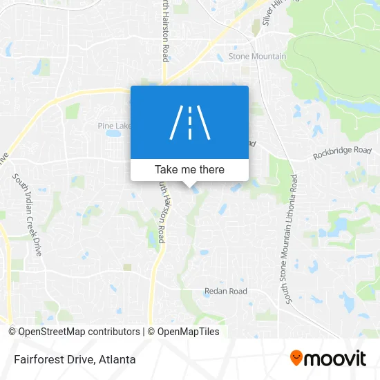 Fairforest Drive map