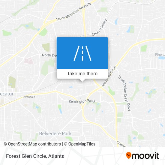 Mapa de Forest Glen Circle
