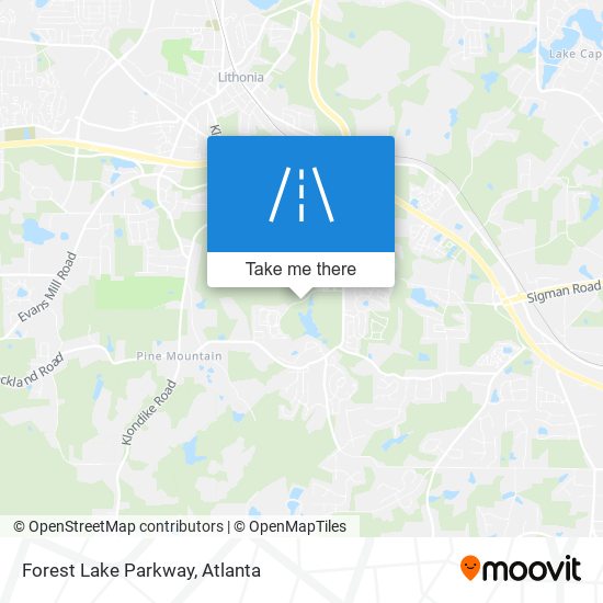 Mapa de Forest Lake Parkway