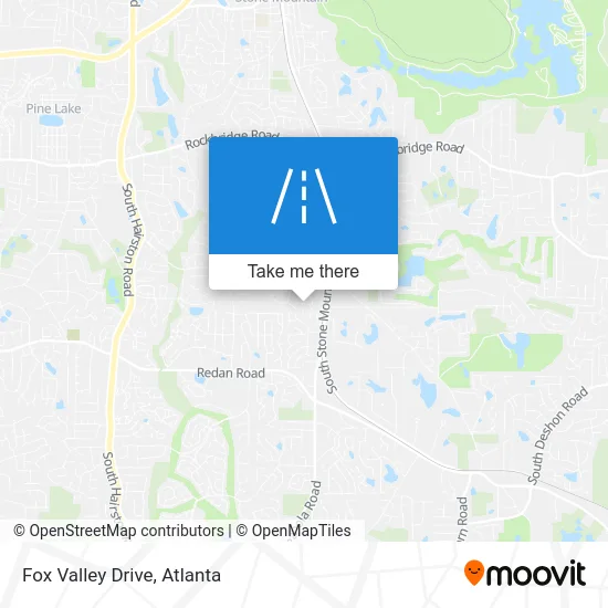 Fox Valley Drive map