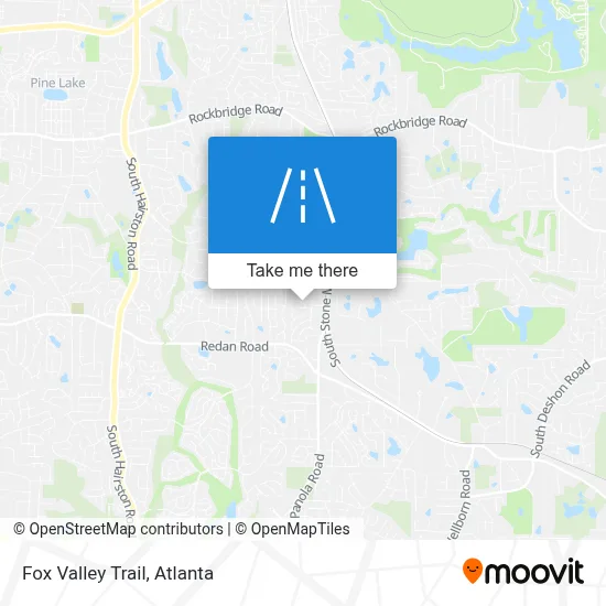 Fox Valley Trail map