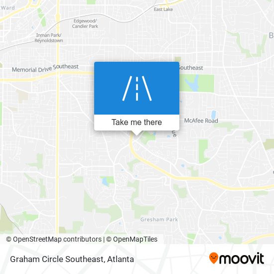 Graham Circle Southeast map