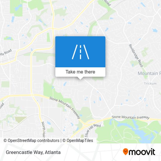 Mapa de Greencastle Way