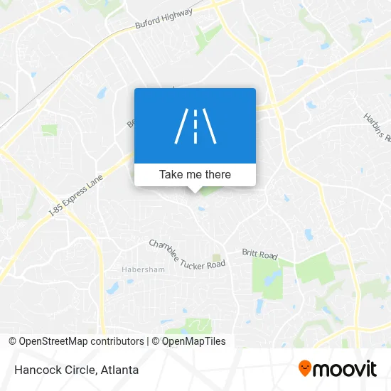 Hancock Circle map
