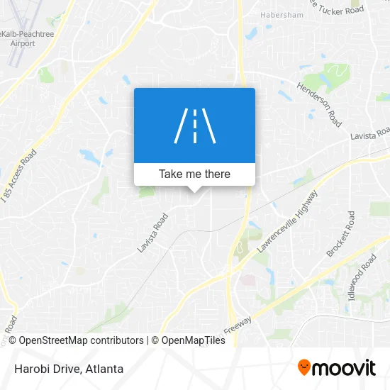 Harobi Drive map