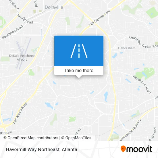 Havermill Way Northeast map