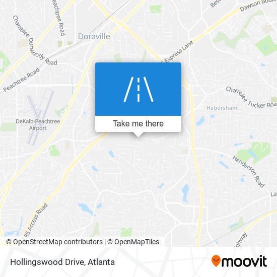 Mapa de Hollingswood Drive