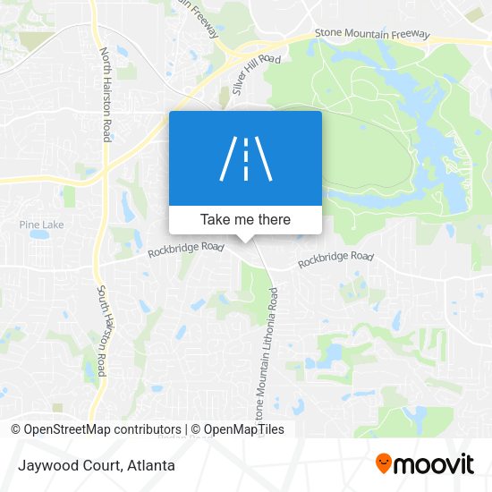 Mapa de Jaywood Court
