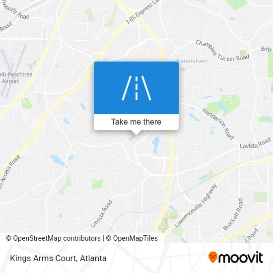 Kings Arms Court map