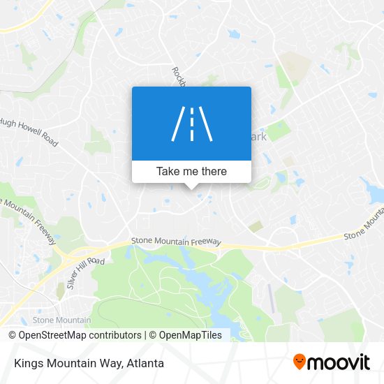 Mapa de Kings Mountain Way