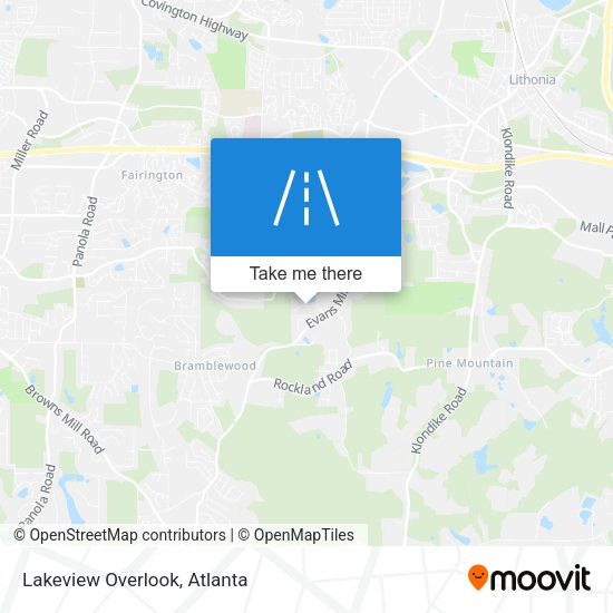 Mapa de Lakeview Overlook