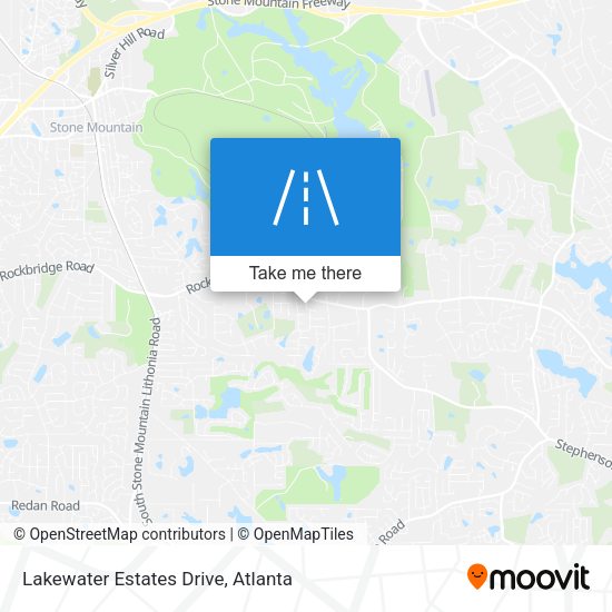 Mapa de Lakewater Estates Drive