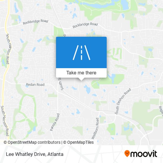 Lee Whatley Drive map