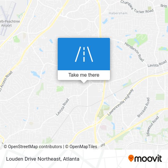 Mapa de Louden Drive Northeast