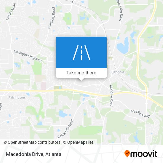 Macedonia Drive map