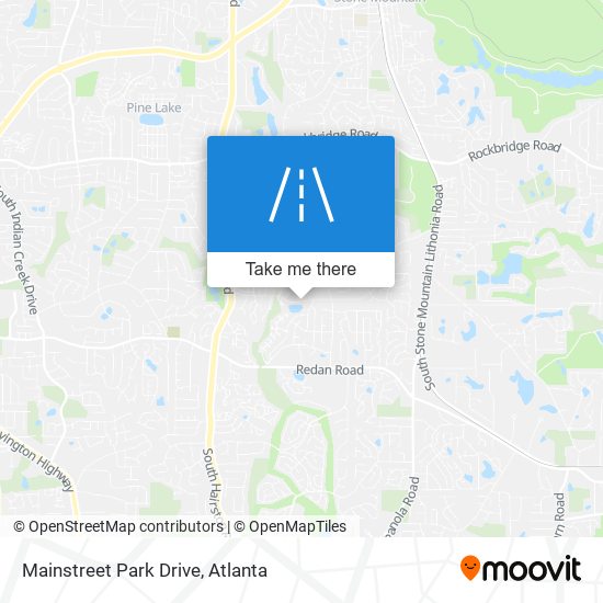 Mainstreet Park Drive map