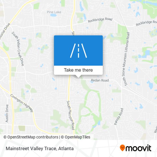 Mainstreet Valley Trace map