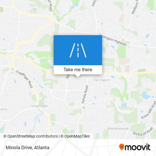 Minola Drive map