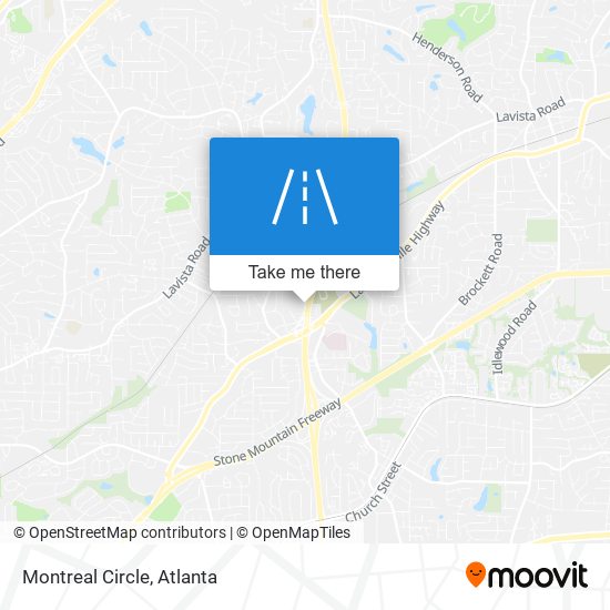 Mapa de Montreal Circle