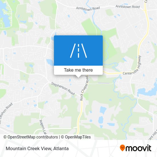 Mapa de Mountain Creek View