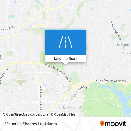 Mapa de Mountain Shadow Ln