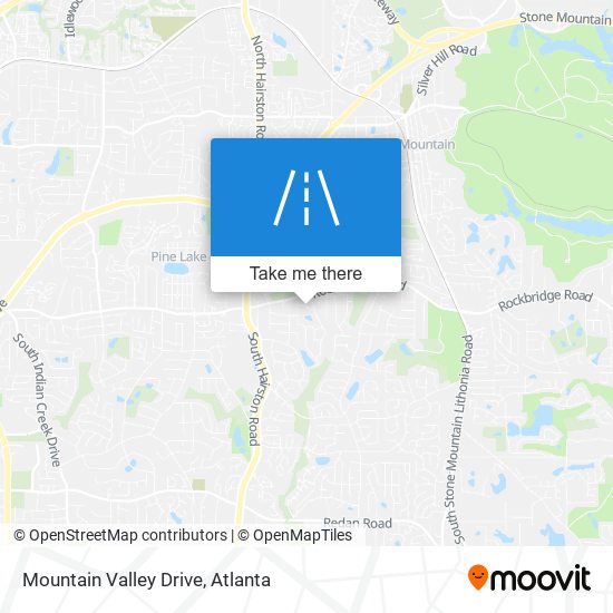 Mapa de Mountain Valley Drive
