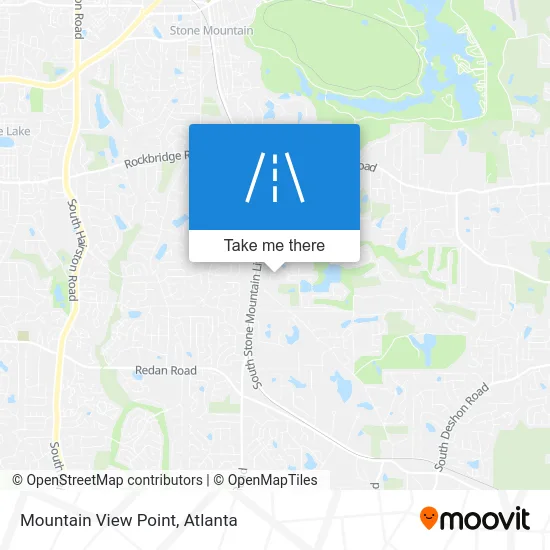Mountain View Point map