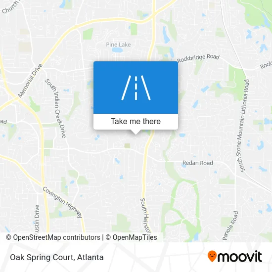 Oak Spring Court map