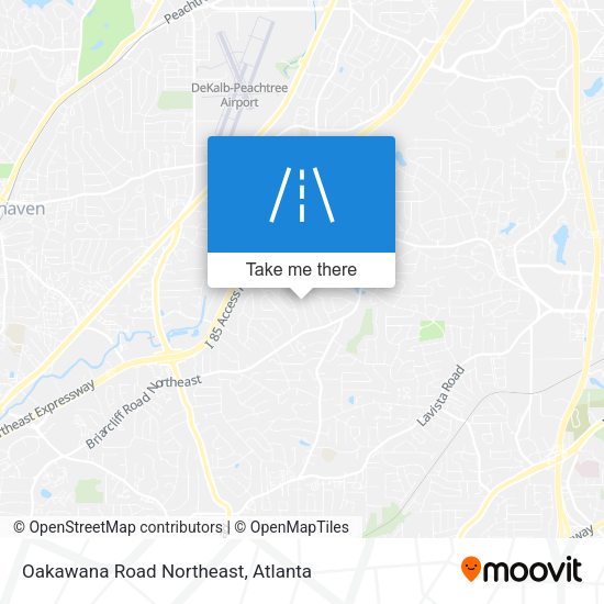 Oakawana Road Northeast map
