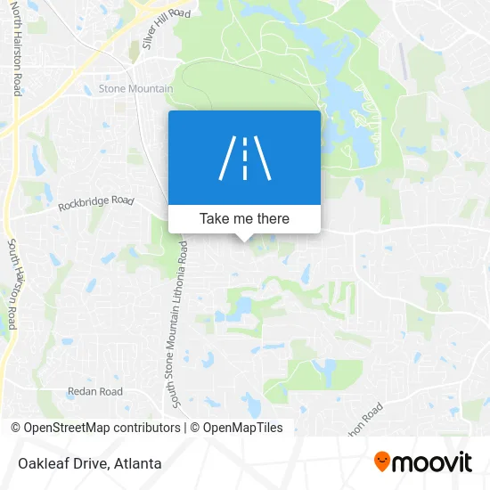 Oakleaf Drive map