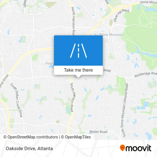 Oakside Drive map