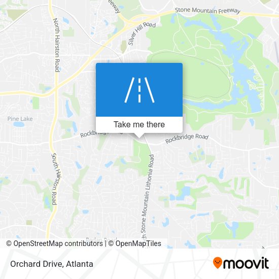 Mapa de Orchard Drive