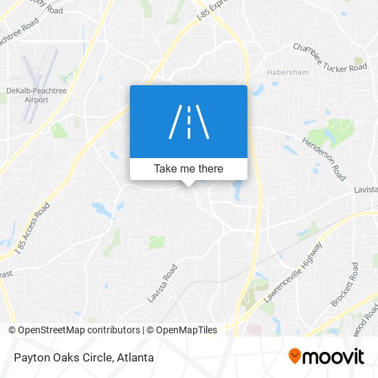 Payton Oaks Circle map