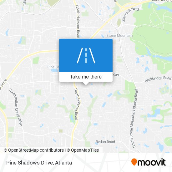 Pine Shadows Drive map