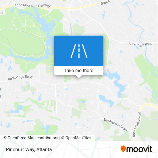 Pineburr Way map