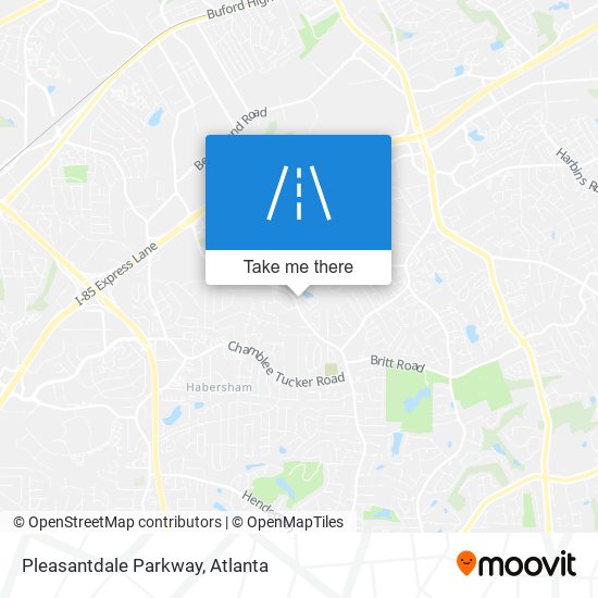 Mapa de Pleasantdale Parkway