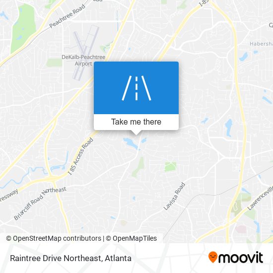 Raintree Drive Northeast map