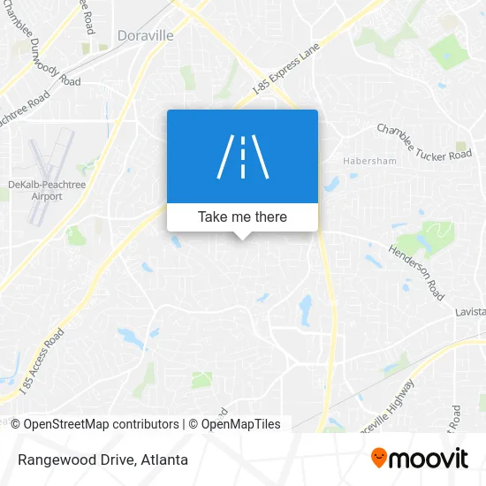 Rangewood Drive map