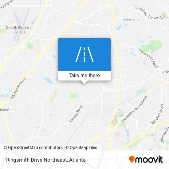 Mapa de Ringsmith Drive Northeast